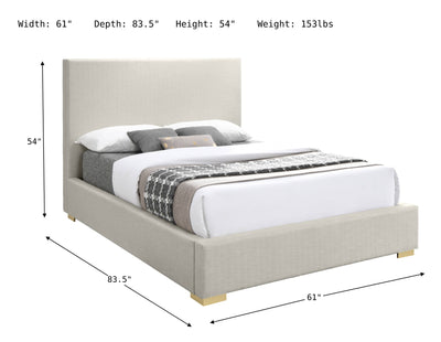 Crosby Linen Bed-Beds-Jennifer Furniture