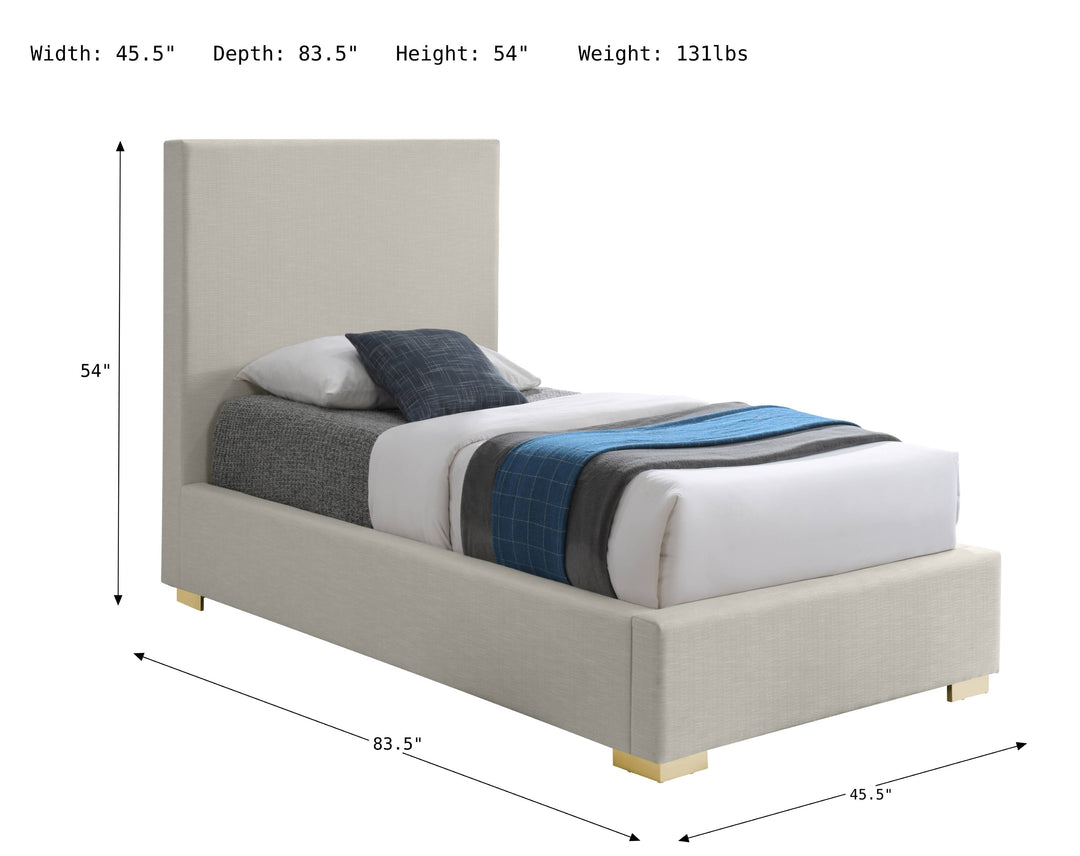 Crosby Linen Bed-Beds-Jennifer Furniture