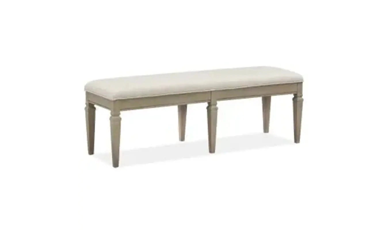 Lancaster Bench w-Upholstered Seat