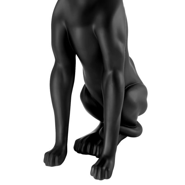 Boli Sitting Panther Sculpture 