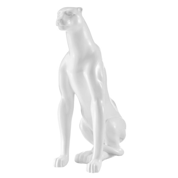 Boli Sitting Panther Sculpture 