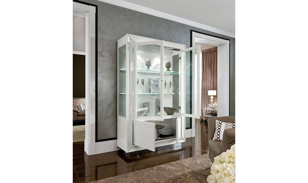 Dama Bianca 2-Door China Cabinet-Cabinet-Jennifer Furniture