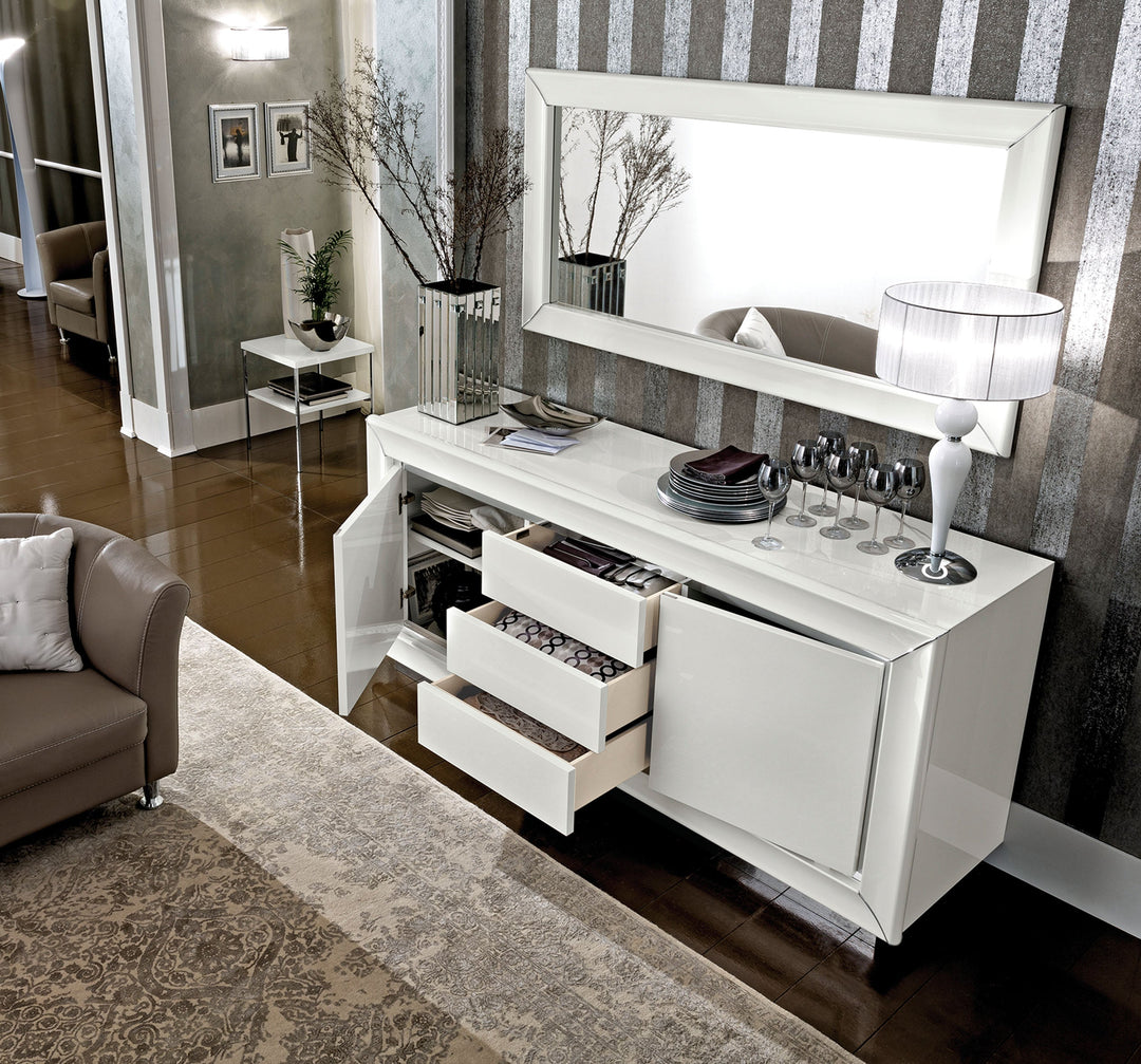 Dama Bianca Buffet Mirror-Mirrors-Jennifer Furniture