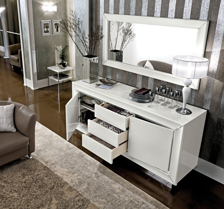 Dama Bianca Buffet Mirror-Mirrors-Jennifer Furniture
