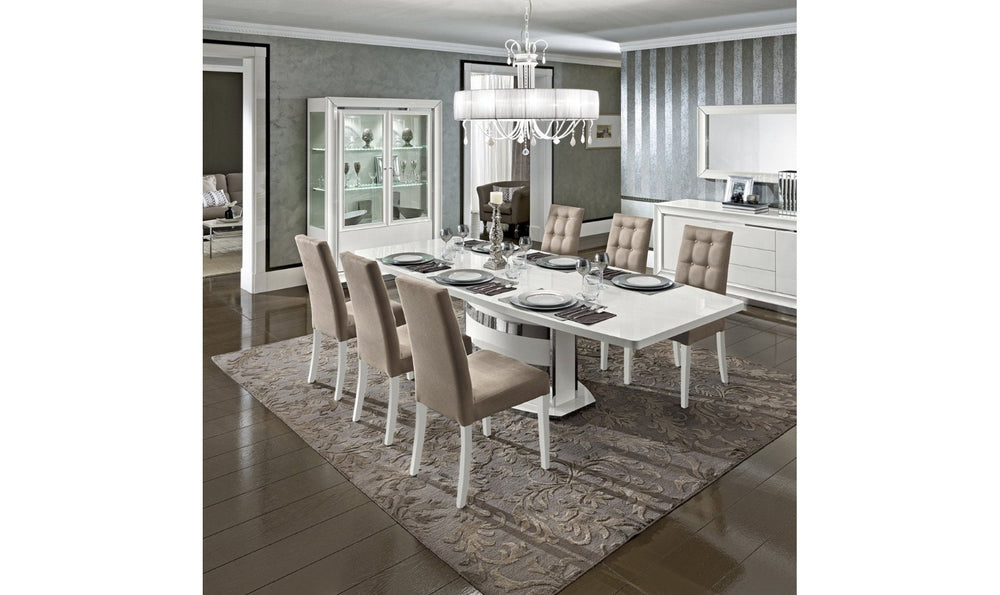 Dama Bianca Extendable Dining Table-Dining Tables-Jennifer Furniture