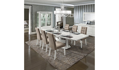 Dama Bianca Extendable Dining Table-Dining Tables-Jennifer Furniture