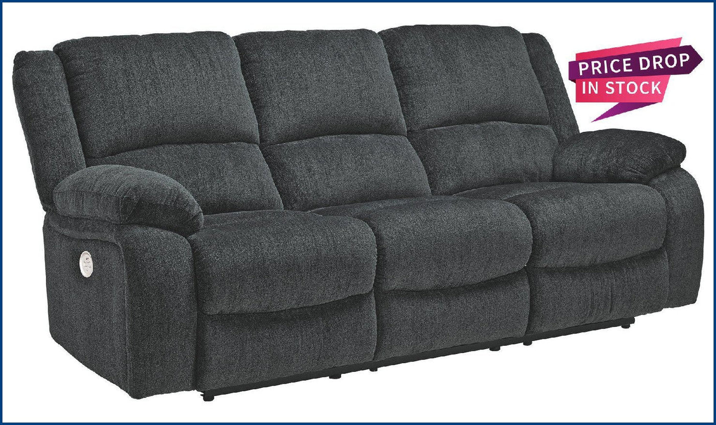 Draycoll Power Reclining Set-Living Room Sets-Jennifer Furniture
