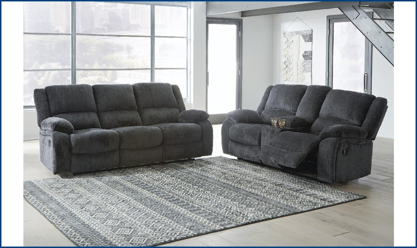 Draycoll Power Reclining Set-Living Room Sets-Jennifer Furniture