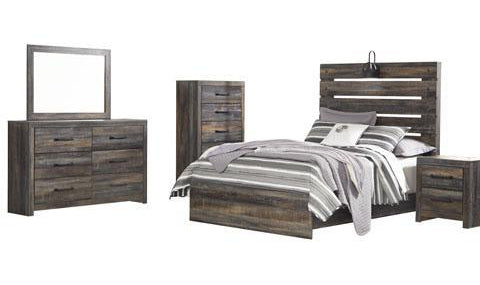 Drystan Bedroom Set-Bedroom Sets-Jennifer Furniture