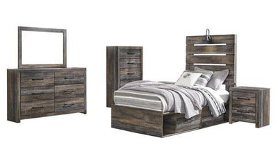 Drystan Bedroom Set-Bedroom Sets-Jennifer Furniture