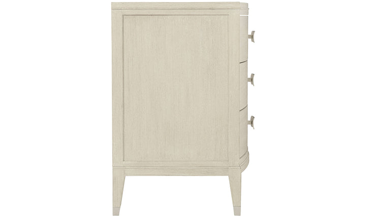 East Hampton 3-Drawers Nightstand-Nightstands-Jennifer Furniture