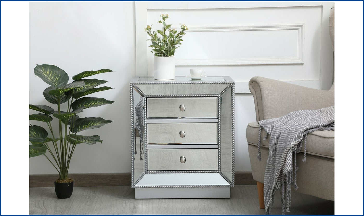 Elegant Chest-16S-Antique Silver-Storage Chests-Jennifer Furniture