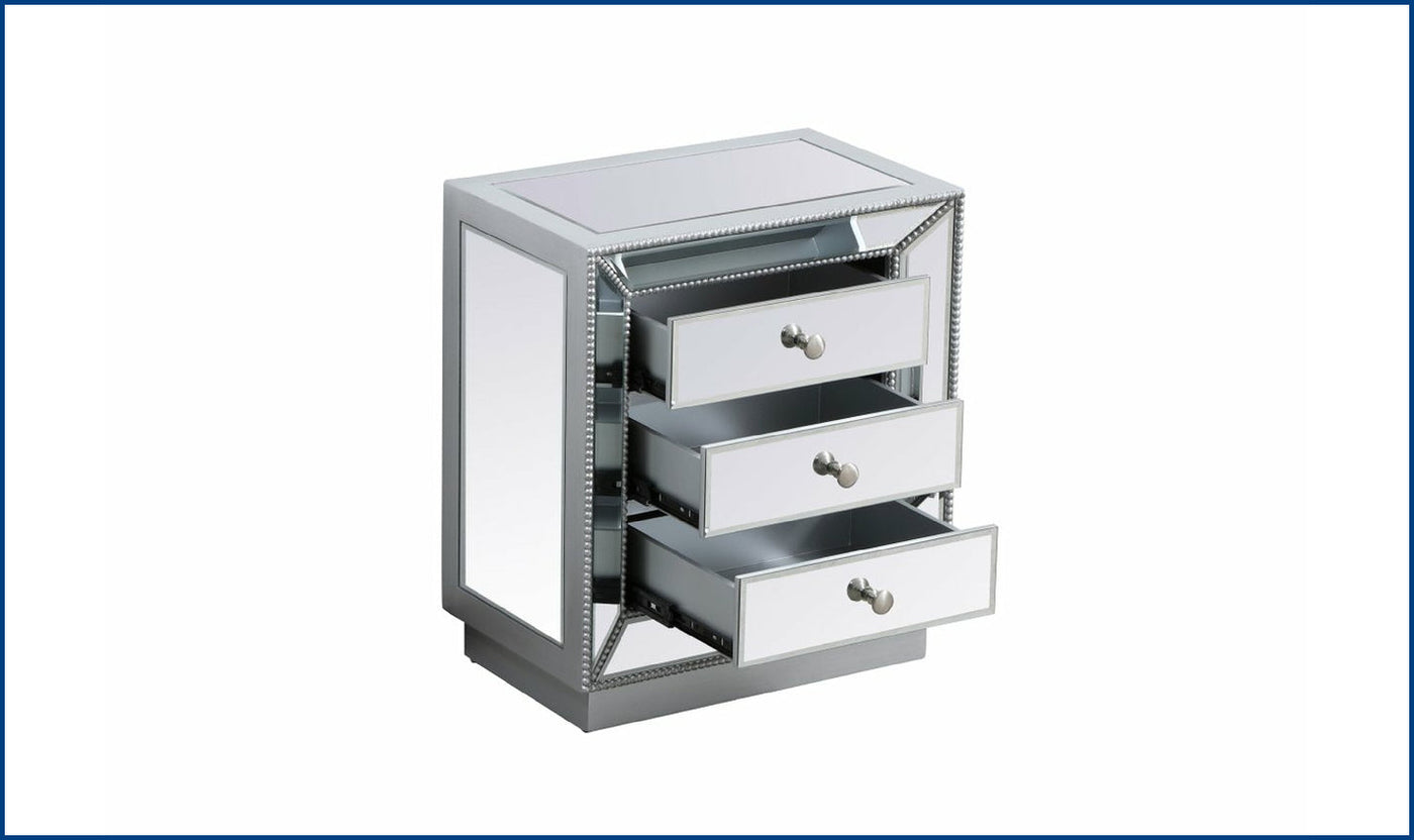 Elegant Chest-16S-Antique Silver-Storage Chests-Jennifer Furniture