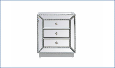 Elegant Chest-16S-Antique Silver-Storage Chests-Jennifer Furniture