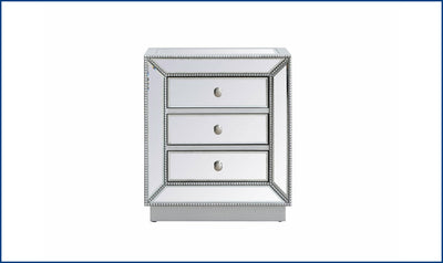 Elegant Chest-16S-Antique Silver-Storage Chests-Jennifer Furniture