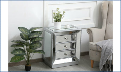Elegant Chest-16S-Antique Silver-Storage Chests-Jennifer Furniture