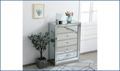 Elegant Chest-26S-Antique Silver-Storage Chests-Jennifer Furniture