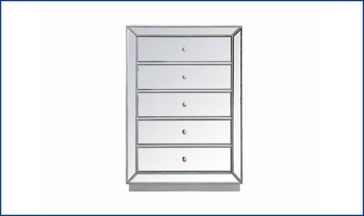 Elegant Chest-26S-Antique Silver-Storage Chests-Jennifer Furniture