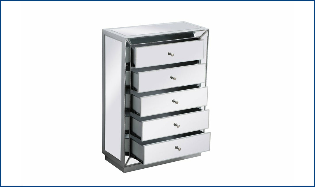 Elegant Chest-26S-Antique Silver-Storage Chests-Jennifer Furniture