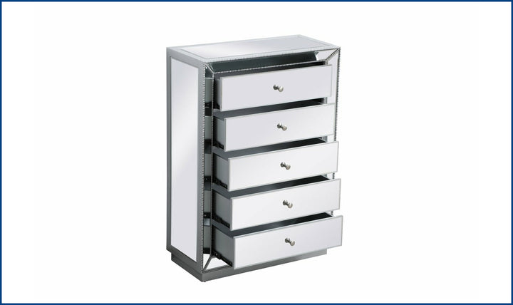 Elegant Chest-26S-Antique Silver-Storage Chests-Jennifer Furniture