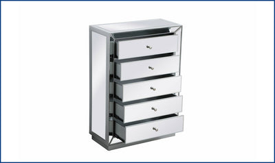 Elegant Chest-26S-Antique Silver-Storage Chests-Jennifer Furniture