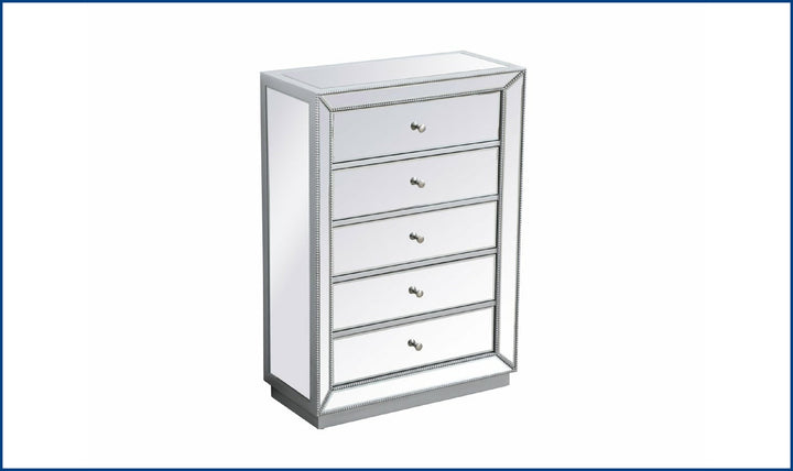 Elegant Chest-26S-Antique Silver-Storage Chests-Jennifer Furniture
