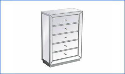 Elegant Chest-26S-Antique Silver-Storage Chests-Jennifer Furniture