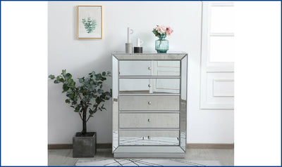 Elegant Chest-26S-Antique Silver-Storage Chests-Jennifer Furniture