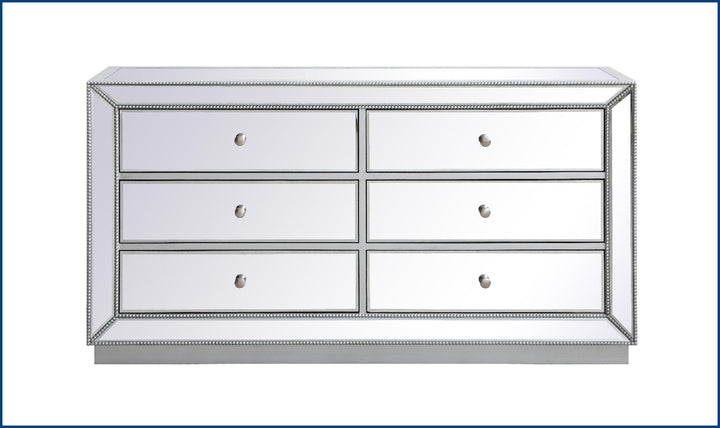 Elegant Dresser-Antique Silver-Dressers-Jennifer Furniture