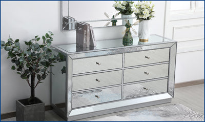 Elegant Dresser-Antique Silver-Dressers-Jennifer Furniture