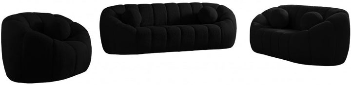 Elijah Boucle Loveseat-Loveseats-Jennifer Furniture