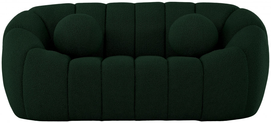 Elijah Boucle Loveseat-Loveseats-Jennifer Furniture