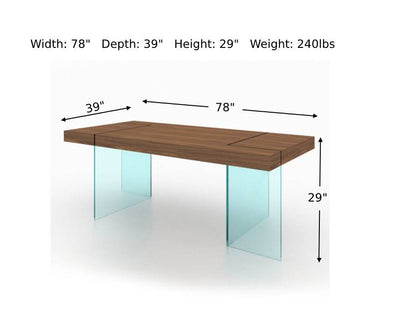 Elm Modern Dining Table-Dining Tables-Jennifer Furniture