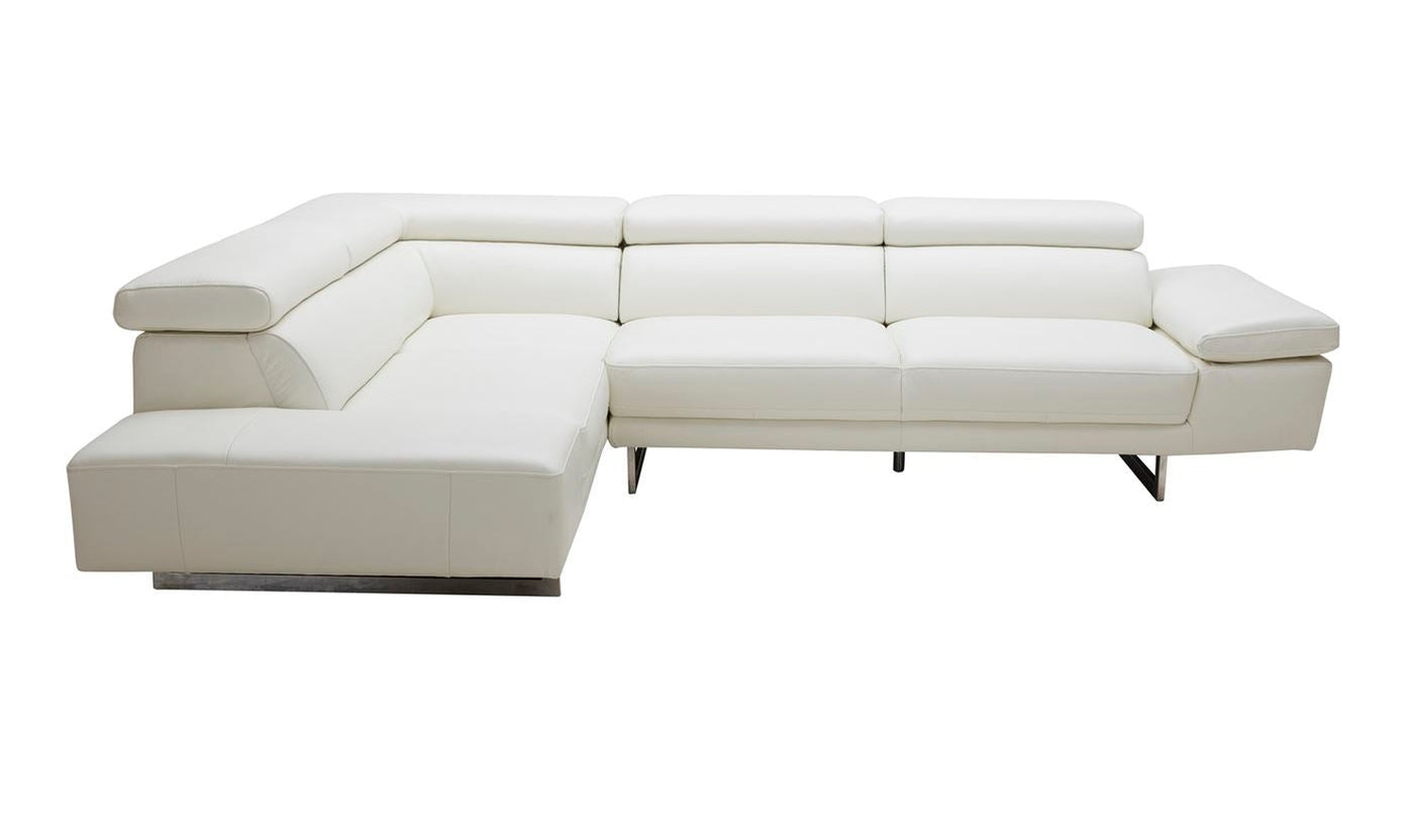 En-tete Italian Leather Sectional Sofa-Sectional Sofas-Jennifer Furniture