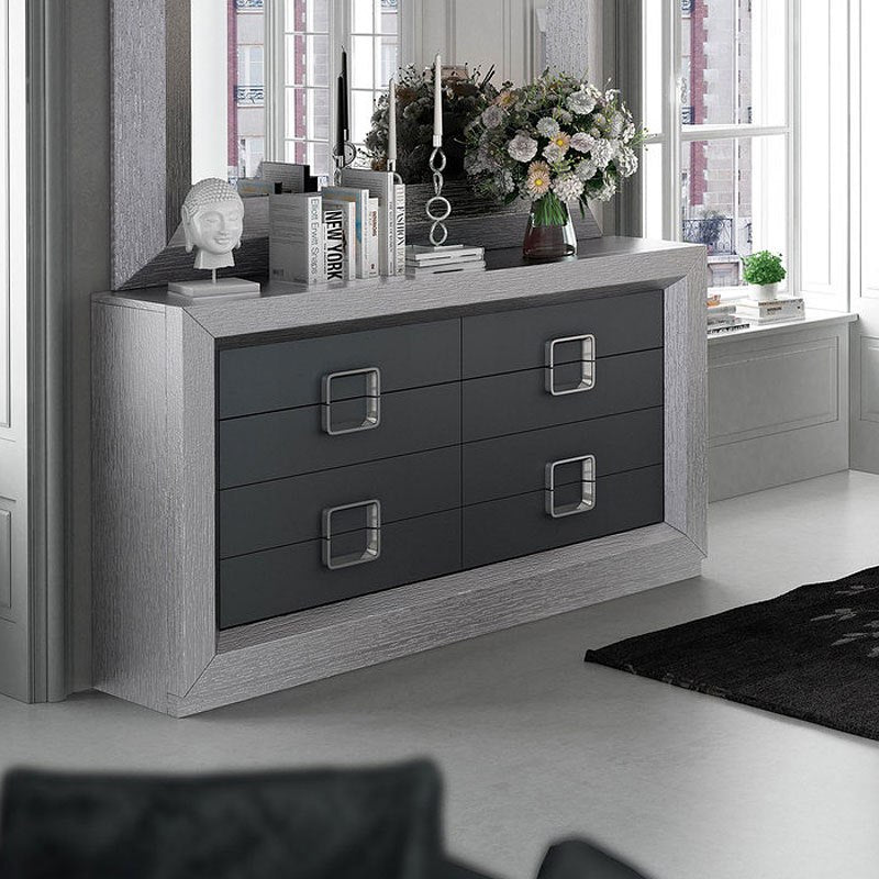 matte grey dresser Alice Matte Grey Dresser