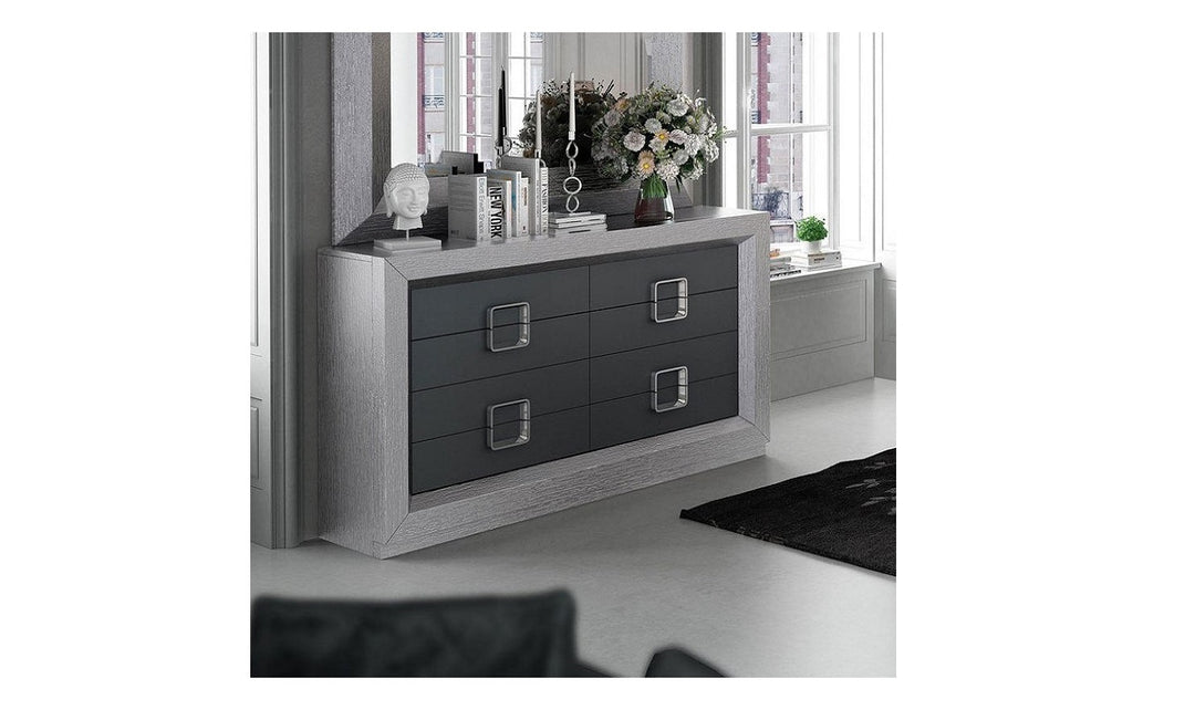 Buy ESF Furniture Enzo Dresser in Matt Grey Finish Only
