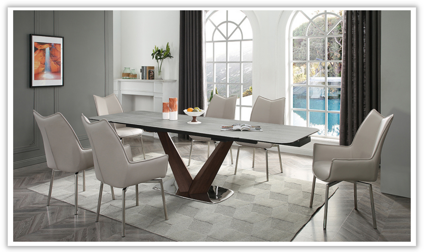 Ceramic dining table and chairs clearance