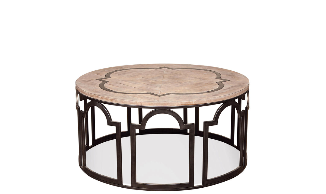 Estelle Round Cocktail Table-Coffee Tables-Jennifer Furniture