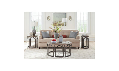 Estelle Round Cocktail Table-Coffee Tables-Jennifer Furniture