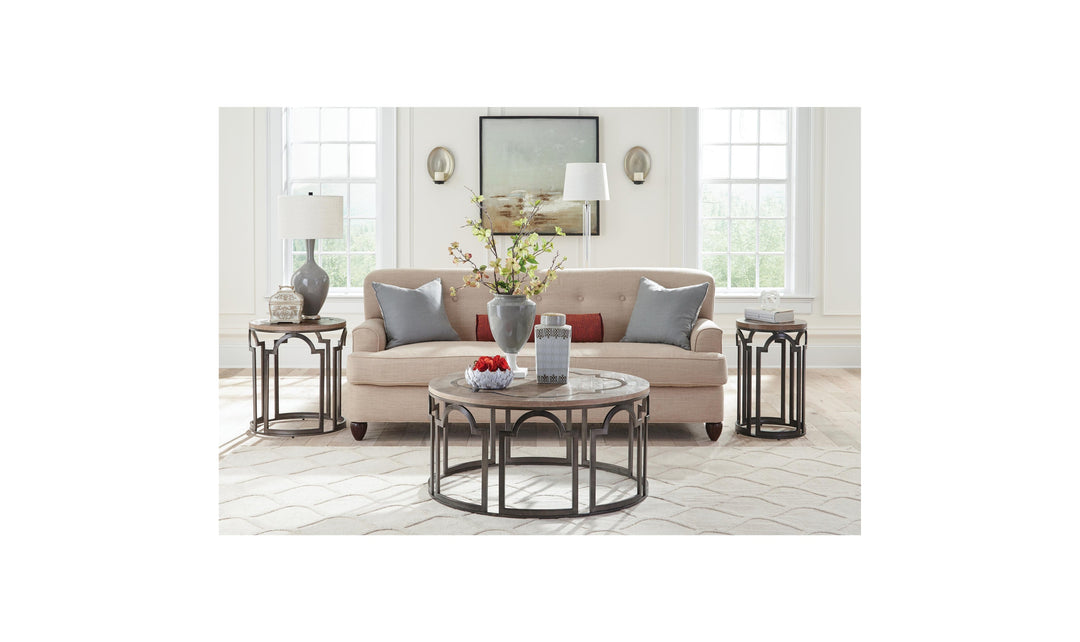 Estelle Round End Table-End Tables-Jennifer Furniture