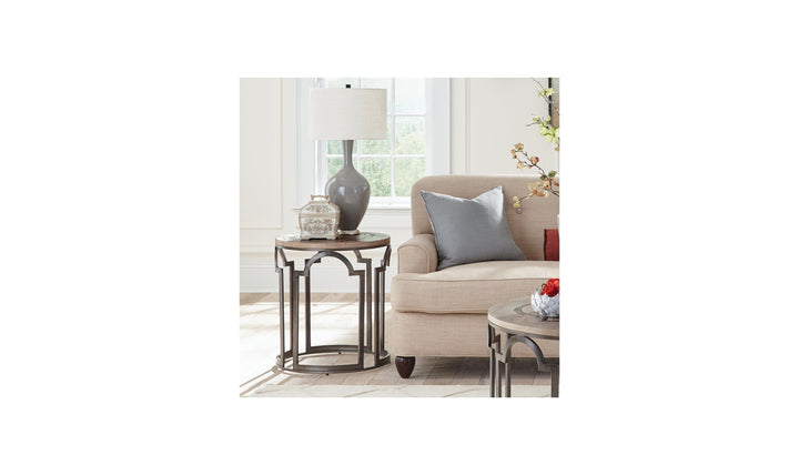 Estelle Round End Table-End Tables-Jennifer Furniture