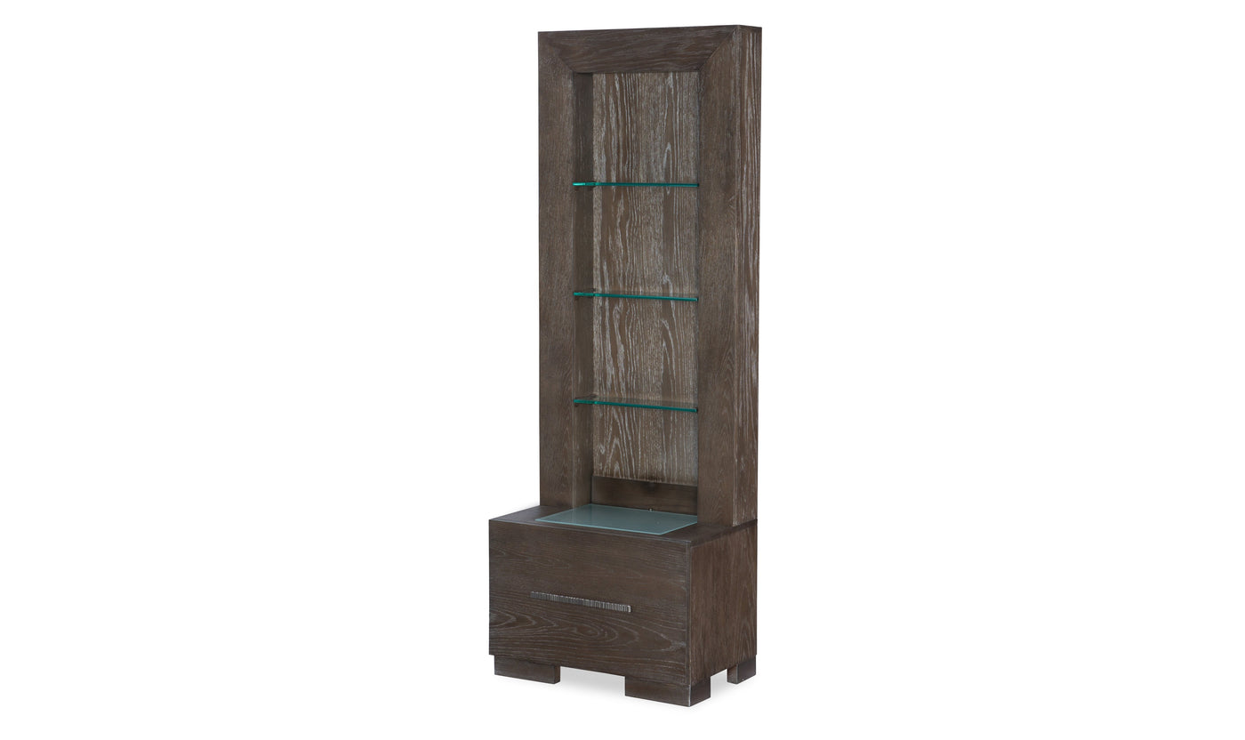 Facets Bedwall Pier Unit-Cabinets-Jennifer Furniture