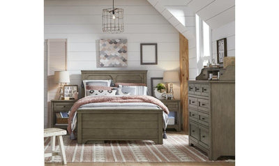 Farm House Complete Mansion Bed, Full-Beds-Jennifer Furniture