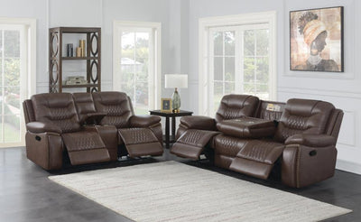 Flamenco Motion Loveseat-Loveseats-Jennifer Furniture