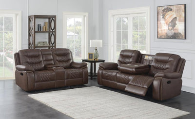 Flamenco Motion Loveseat-Loveseats-Jennifer Furniture
