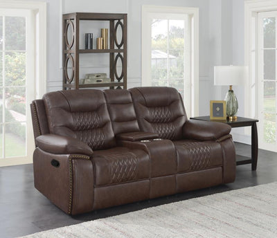 Flamenco Motion Loveseat-Loveseats-Jennifer Furniture