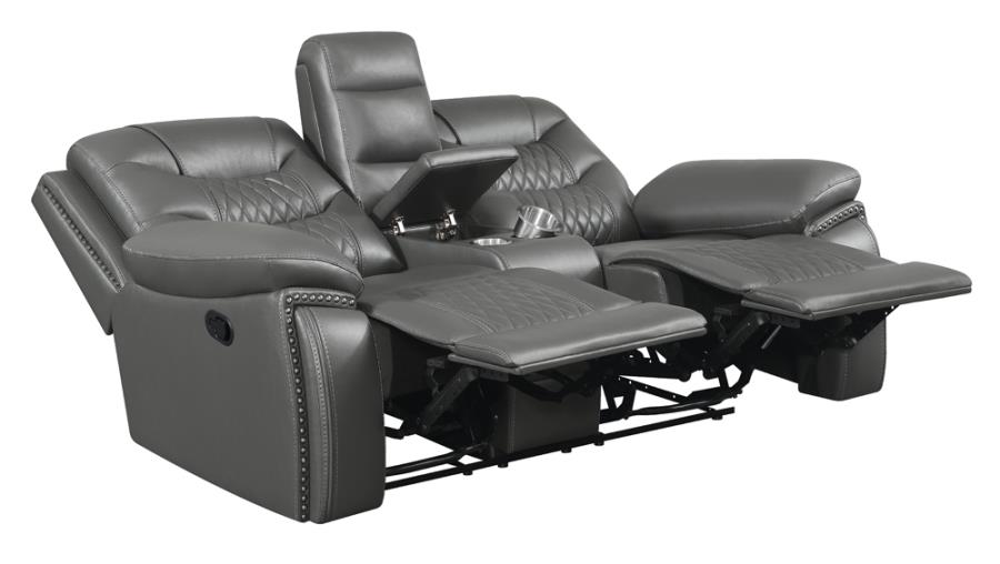 Flamenco Motion Loveseat-Loveseats-Jennifer Furniture