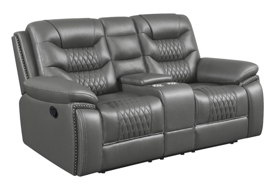 Flamenco Motion Loveseat-Loveseats-Jennifer Furniture