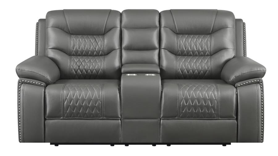 Flamenco Motion Loveseat-Loveseats-Jennifer Furniture