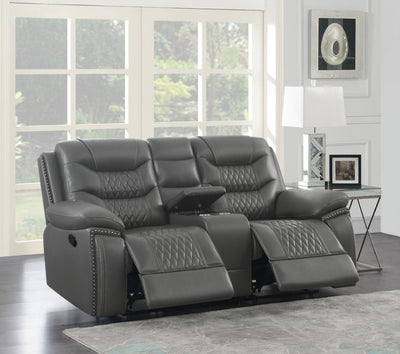 Flamenco Motion Loveseat-Loveseats-Jennifer Furniture